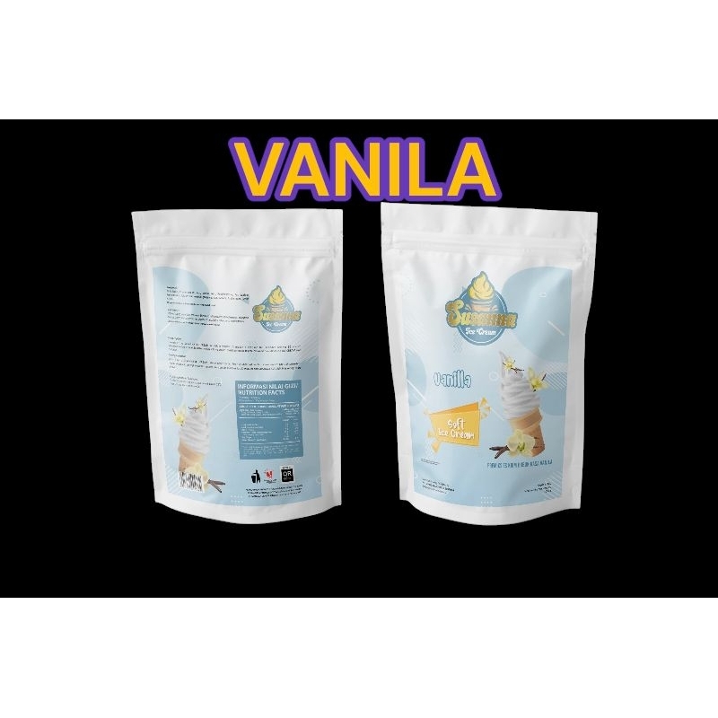 

Susanna vanila soft es krim bubuk vanilla soft ice cream powder