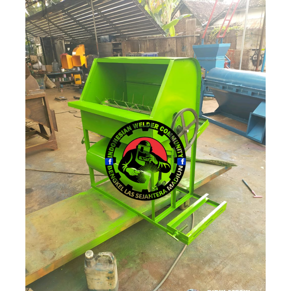 Mesin Perontok Padi Model Herek Dengan Sistem Kipas Blower Komplit/Tanpa Penggerak