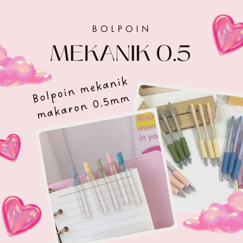 

Bolpoin Mekanik Makaron 0.5mm