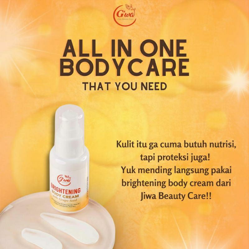 [BIG DISKON ‼️] JIWA BEAUTY BODY CREAM TRAVEL SIZE MINI