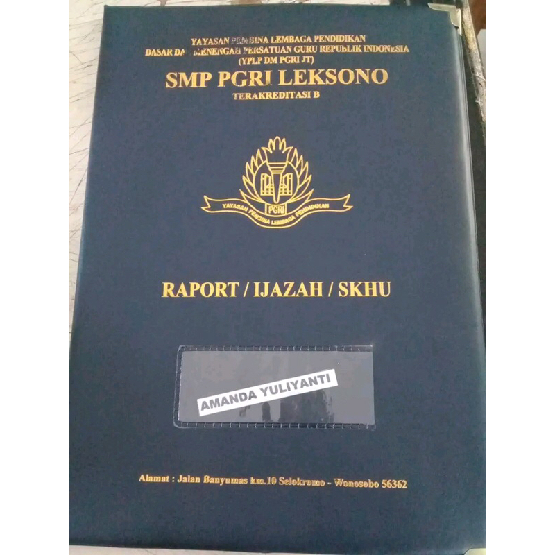 

Map Raport , Map Ijazah