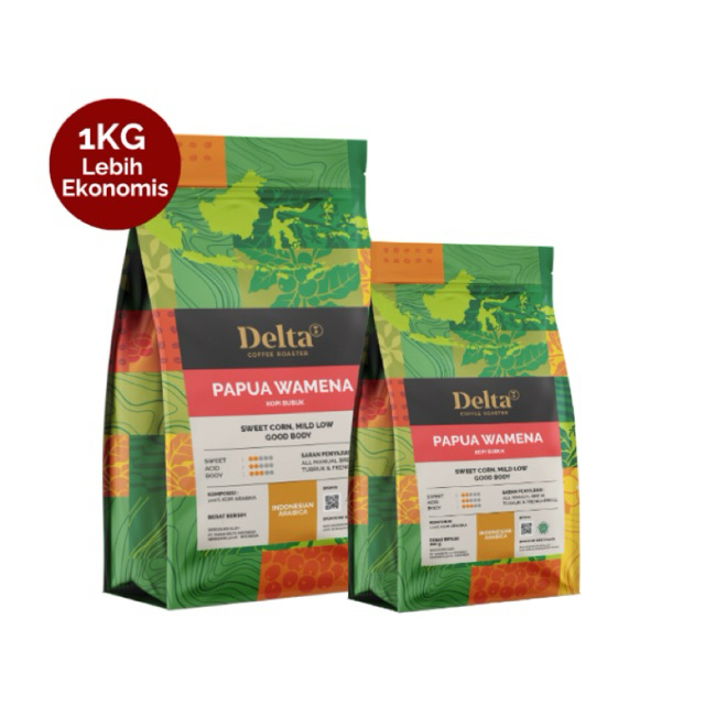 

Delta Coffee - Papua Wamena Arabica Medium Roast 1kg