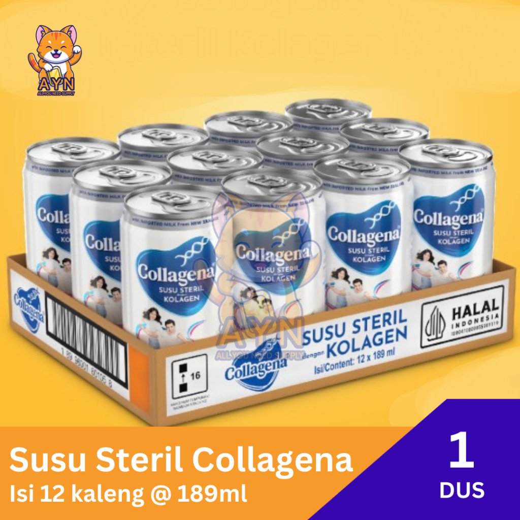 

Susu Steril Kolagen Collagena 1 dus isi 12 kaleng