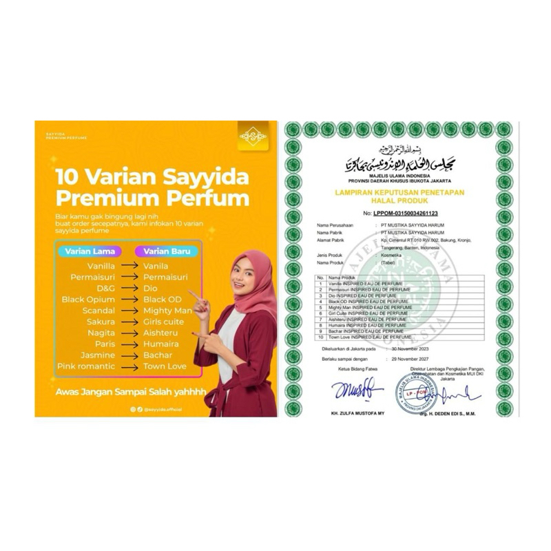 SAYYIDA PARFUM PREMIUM