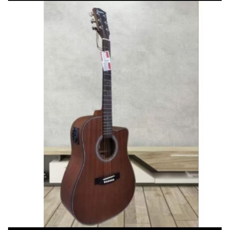 SCORPION SA60 CEQ Gitar Akustik + pre amp Original sa-60