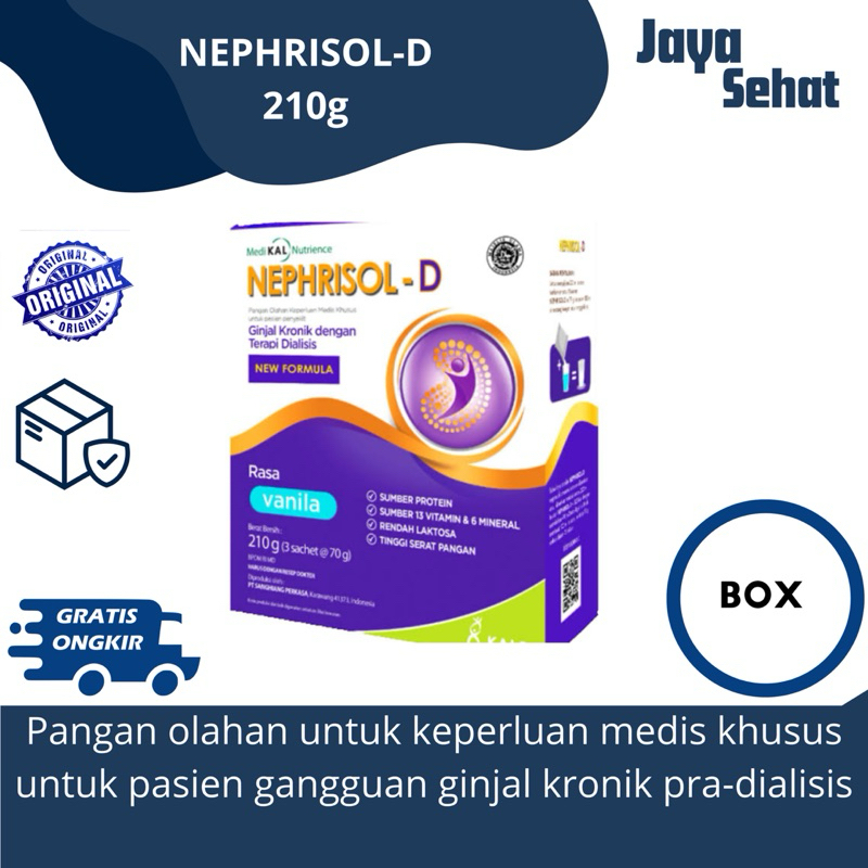 

NEPHRISOL 201g dan NEPHRISOL-D 210g