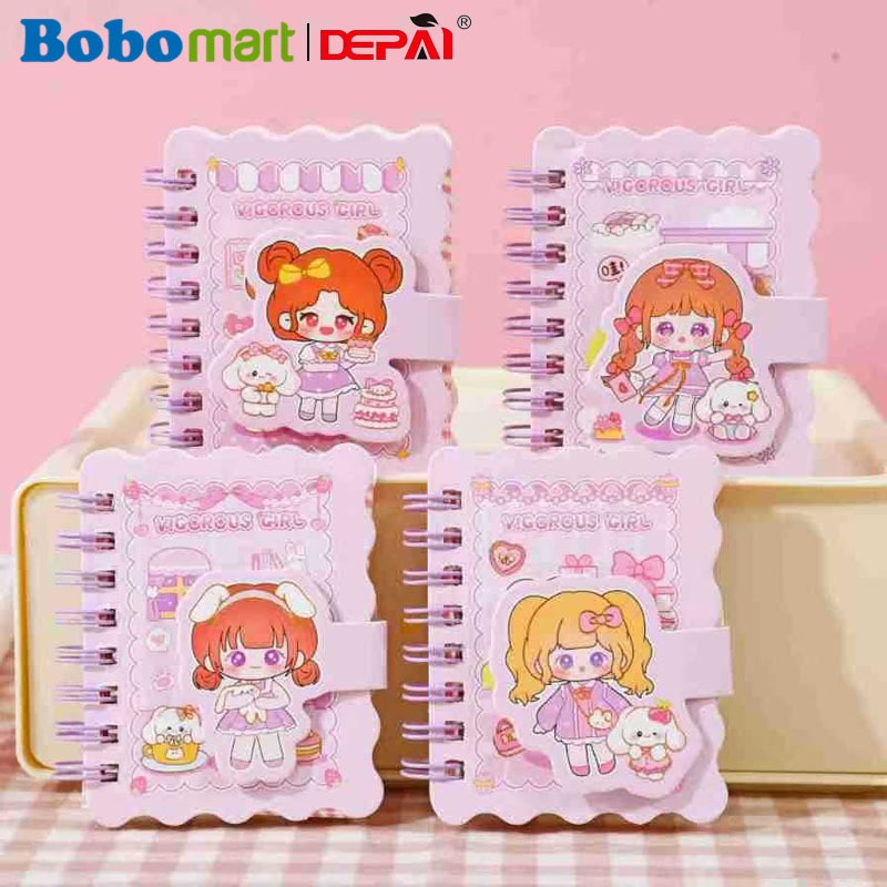 

1 PCS NOTEBOOK DEPAI A7-DP771 80 LEMBAR NOTEBOOK RING BUKU DIARY MOTIF KARAKTER MURAH