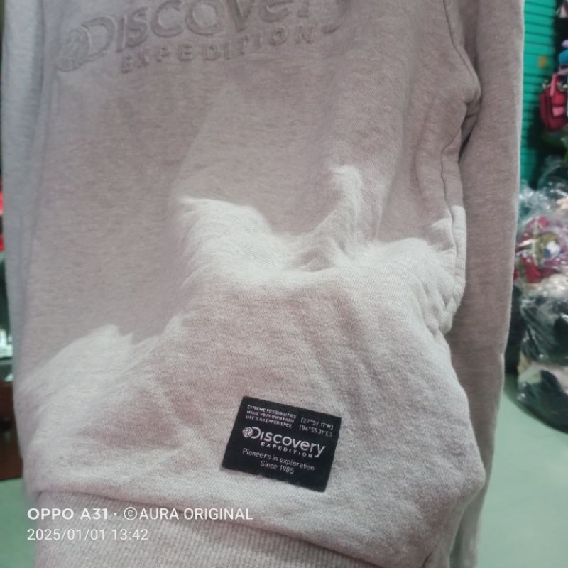 CREWNECK SWEATEAR DISCOVERY EXPEDITION SECOND size  Ld 106 cm x 62 cm