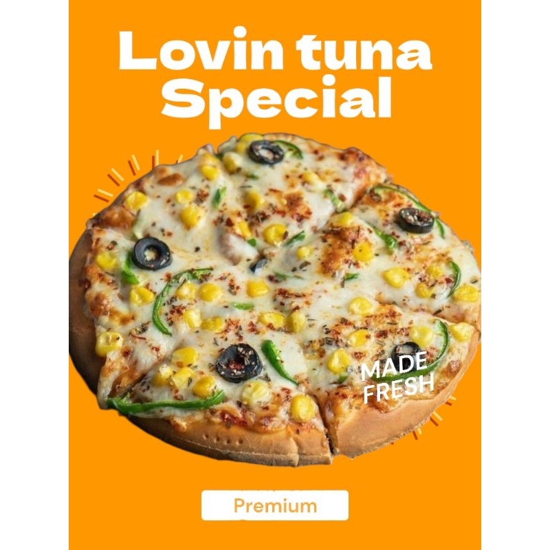 

pizza lovin tuna special | pizza frozen food premium | makanan instan beku siap saji