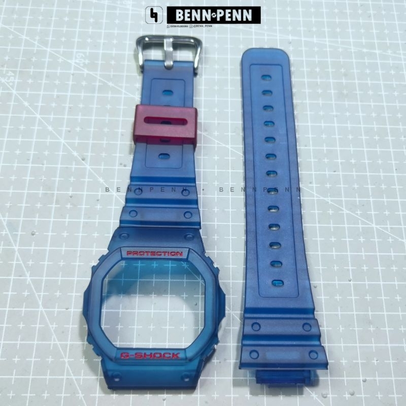 BEZEL STRAP G SHOCK G 5600 NAVYRED