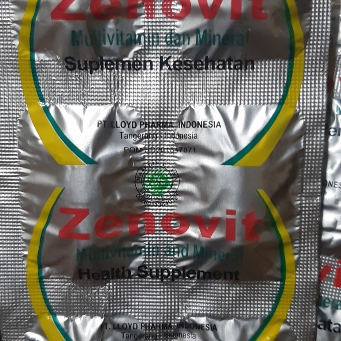 zenovit multivitamin zinc hrg/strip isi 10 kapsul