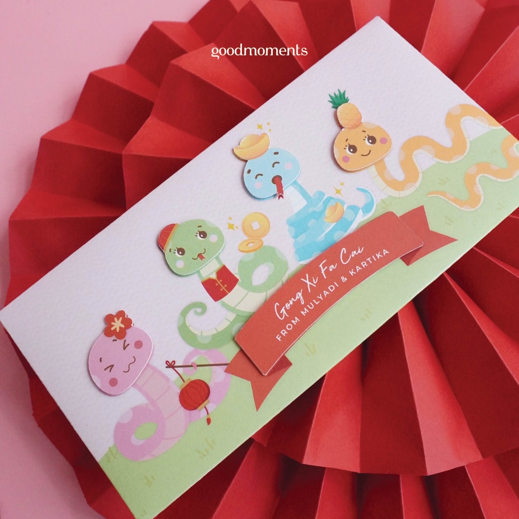 

[READY] Long Snake Angpao - Angpao Ular / Imlek 2025 / CNY / Angpao Snake - Goodmoments