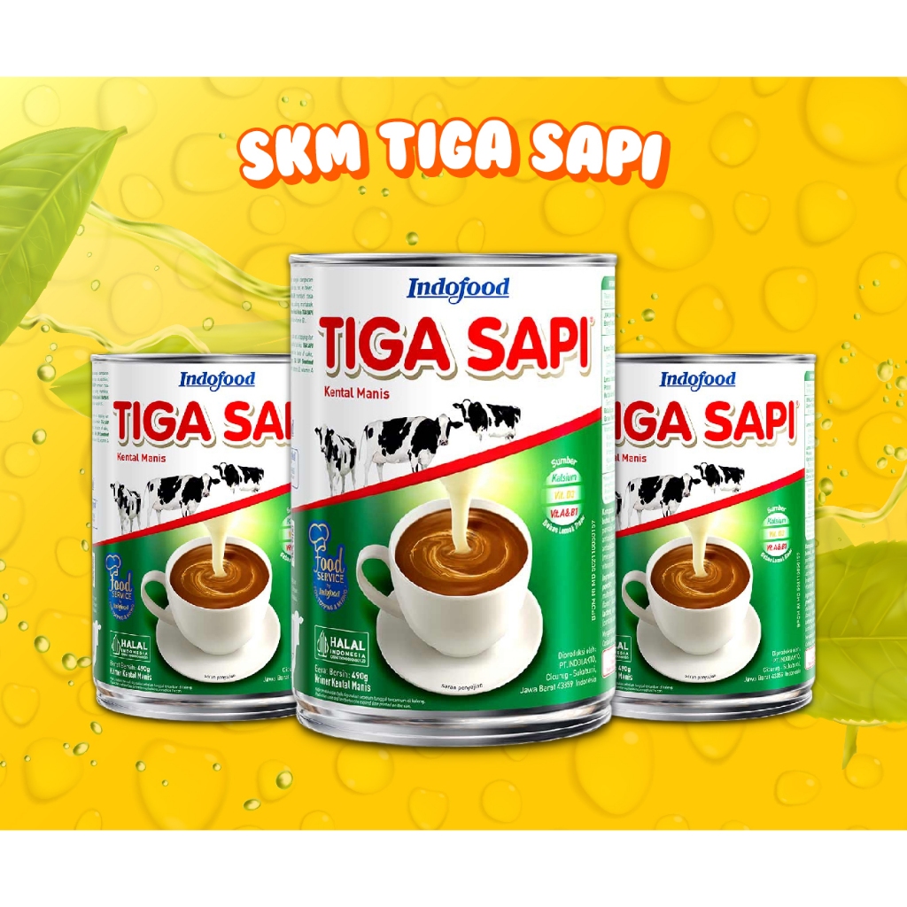 

SUSU TIGA SAPI 490gr / Susu Krimer Kental Manis TIGA SAPI INDOFOOD