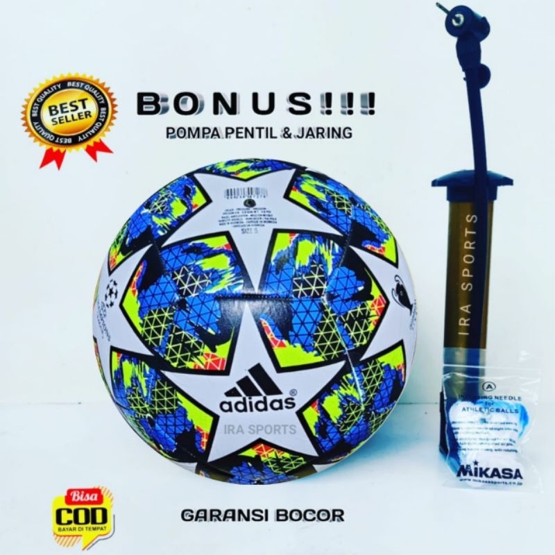 Bola Sepak Ucl Champion Istambul Final Size 5 Paket Komplit
