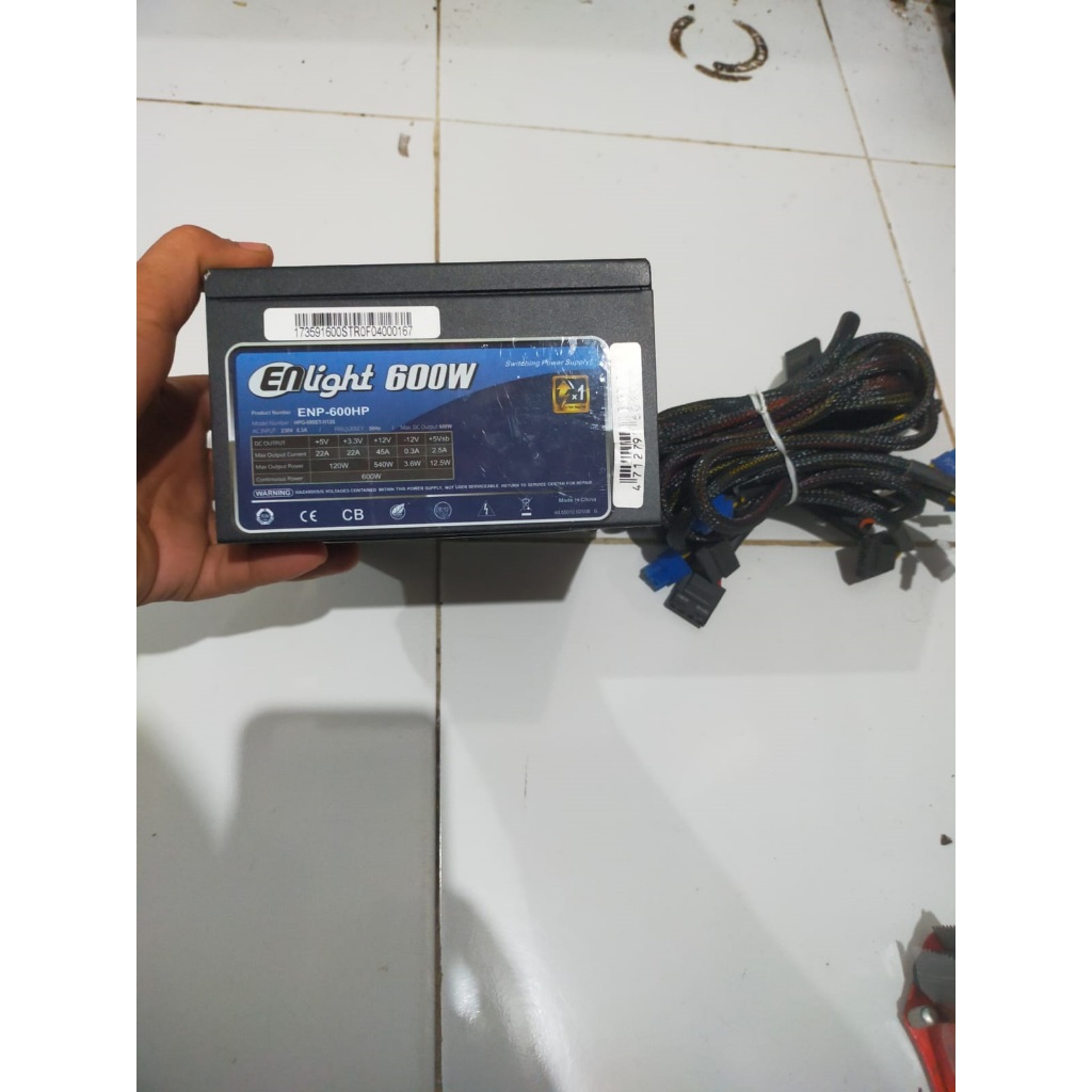 PSU/Power Supply PC ENLIGHT 600W