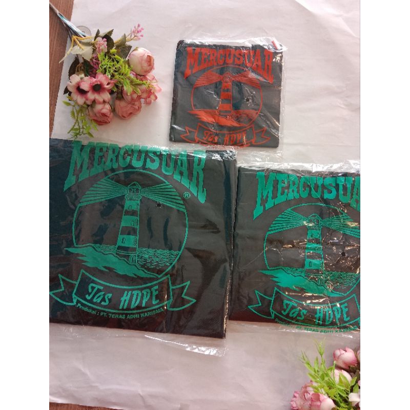 Kresek/Kantong Plastik Mercusuar Hitam Ukuran Kecil(16cm) Sedang(21cm) Tanggung(28cm)