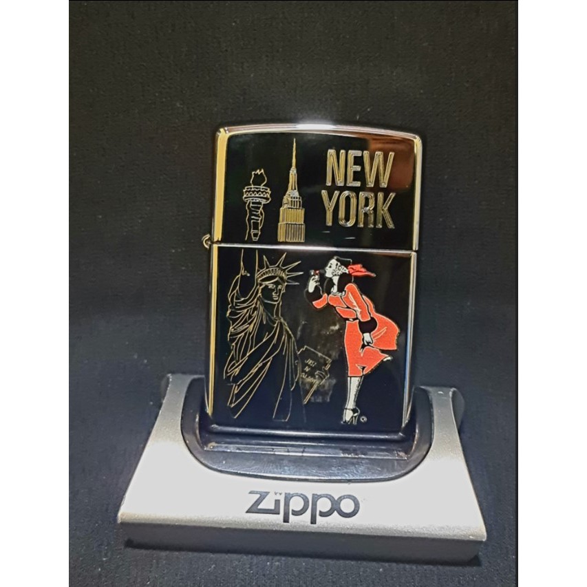 Zippo WINDY GIRL TRAVELING CITIES IN NEW YORK
