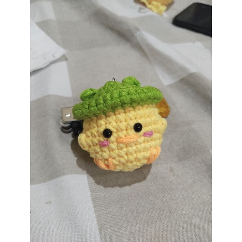 Duck with hat crochet