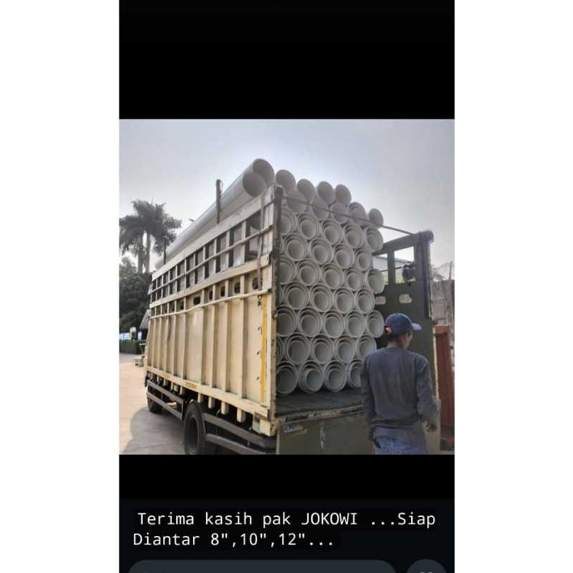 Pipa D 5 GRAND SIMPATI atau AIRINDO 4 meter . rucika vinilon pralon langgeng wavin . free kirim min 