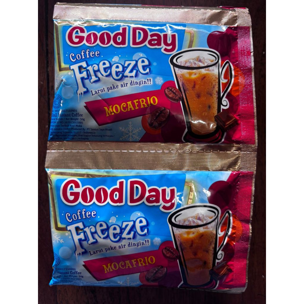 

GOOD DAY FREEZE MOCAFRIO 30 GR