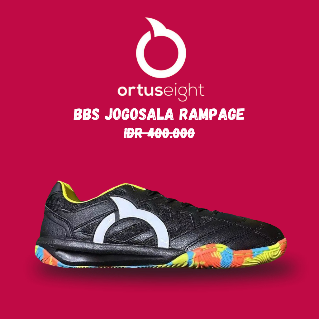 NEW SEPATU FUTSAL ORTUSEIGHT PREMIUM BBS JOGOSALA RAMPAGE TERBARU 100% GRADE ORIGINAL
