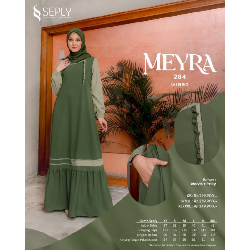 Gamis Murah dari Seply/Meyra 283 dan 284/Seragam Pengajian/Seragam Keluarga
