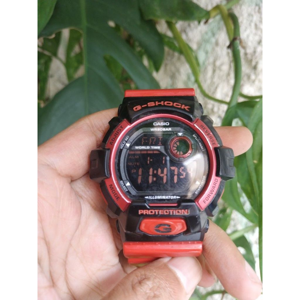 Casio 3285 G-Shock G-8900SC Crazy Colors Red Original