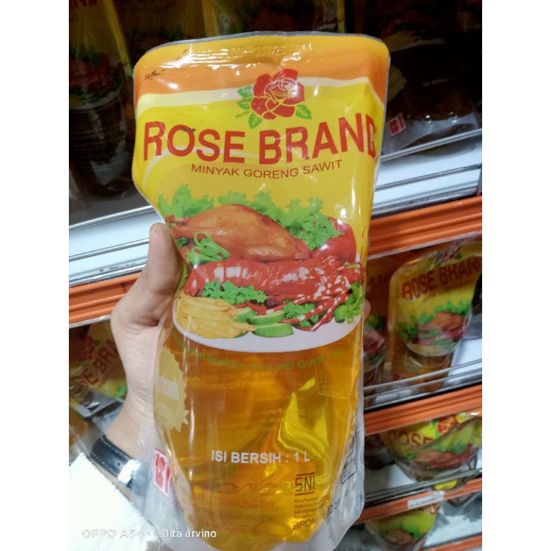 

Minyak goreng rose brand 1 liter + packing kardus