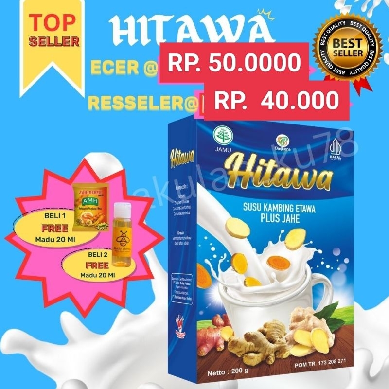 

(GRATIS MADU) HITAWA Susu Kambing Etawa Ampuh Untuk Mengatasi Nyeri Sendi