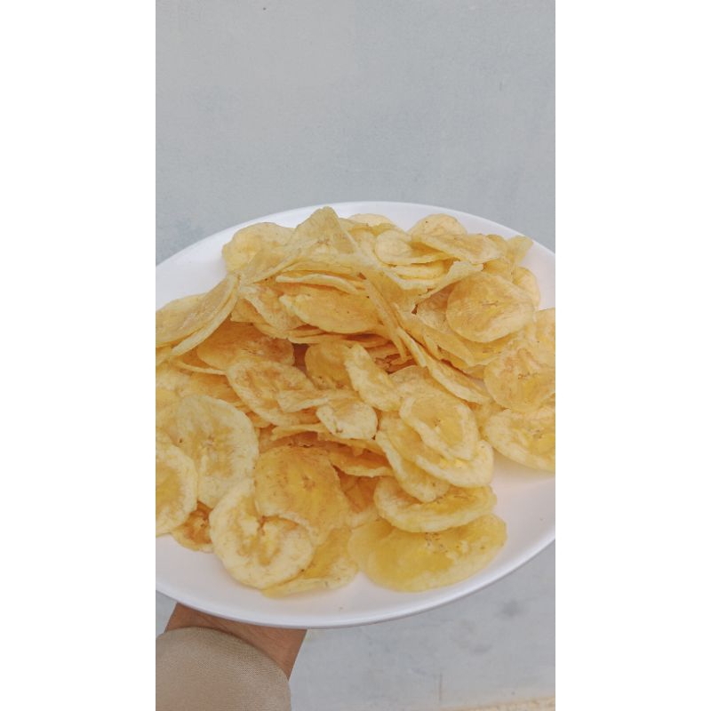 

Keripik Pisang Asin Renyah Gurih 1 Kg