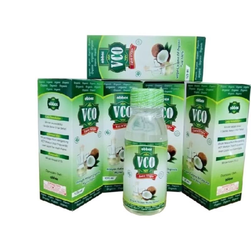 

Minyak Kelapa Murni VCO MINYAK KELAPA ORGANIK MURNI 100% EXTRA VIRGIN ABBAS 125/250/500ML Berikut ini beragam manfaat VCO untuk kesehatan dan kecantikan yang sebaiknya anda tahu. Mencegah Penyakit Jantung.... Meredakan Penyakit Alzheimer,Dan manfaat lainy