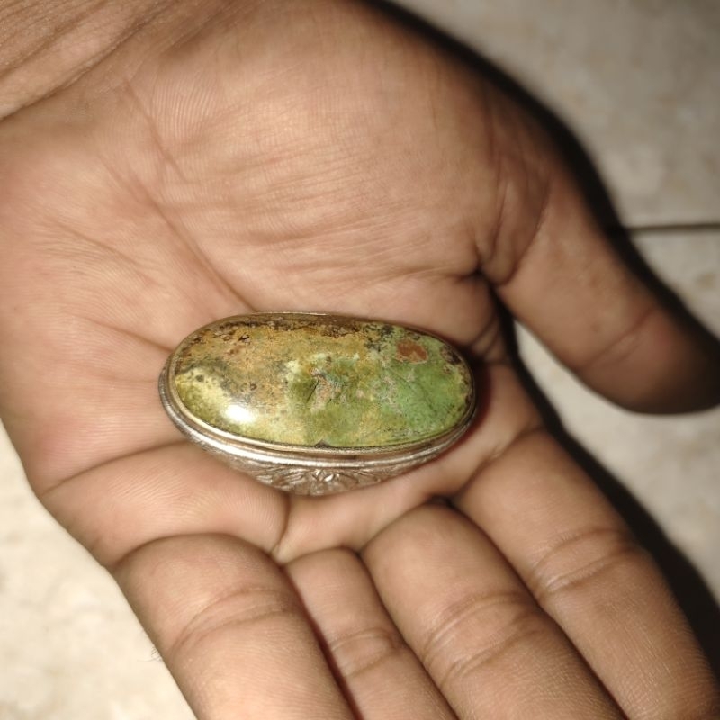 batu cincin pirus kuno langka unik warisan antik