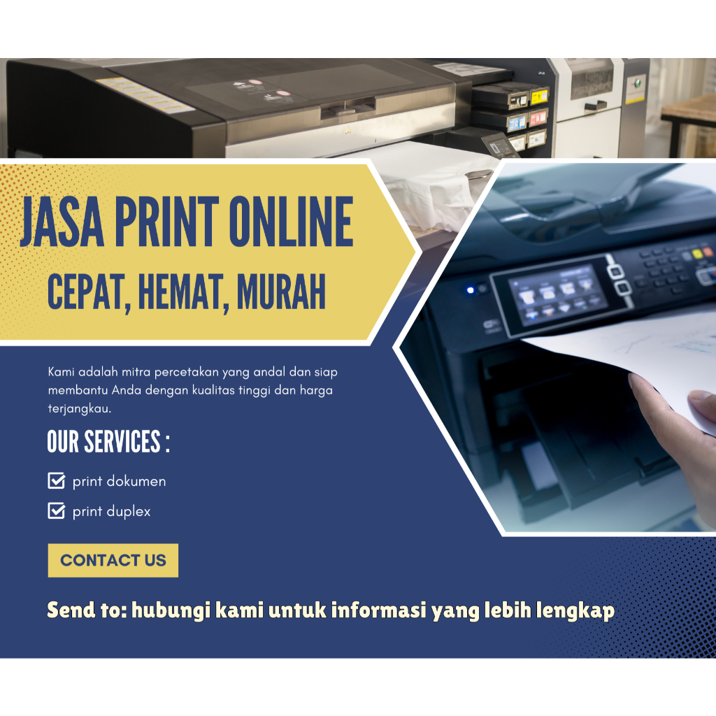 

PRINT / CETAK HVS CEPAT A3 A4 A5 F4 70 75 80 GSM TERMURAH DOKUMEN SKRIPSI DAN BANYAK LAGI