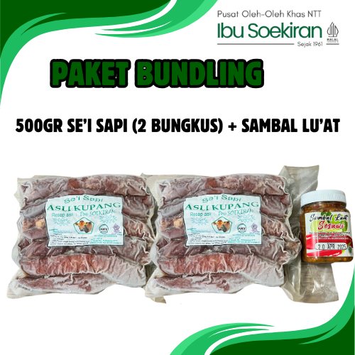 

PAKET BUNDLING HEMAT SE'I SAPI 500gr (2 BUNGKUS) + SAMBAL LU'AT