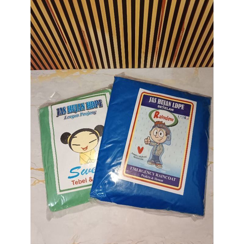 JAS HUJAN PLASTIK PONCO/JAS HUJAN PLASTIK STELAN