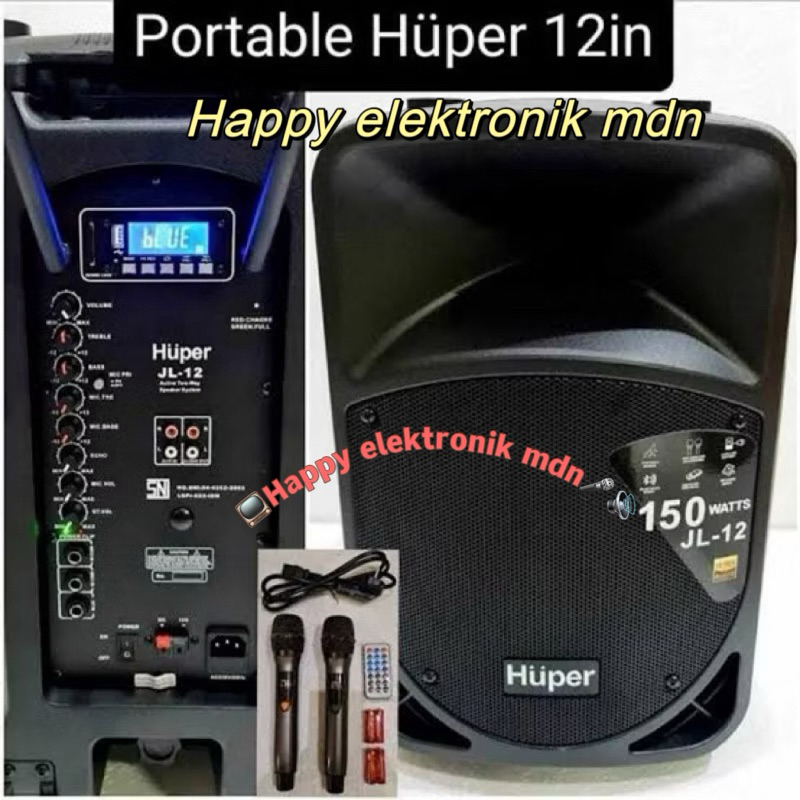 HUPER JL12 SPEAKER PORTABLE HUPER WIRELESS HUPER SPEAKER HUPER JL12 ORIGINAL SPEAKER PORTABLE HUPER 