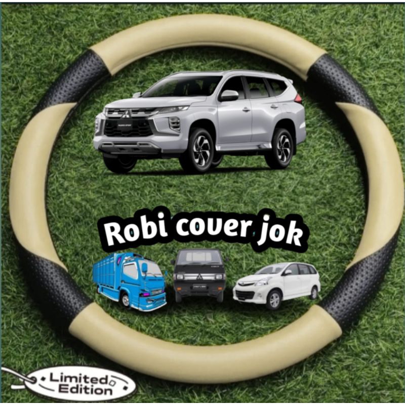 sarung stir mobil/ pelindung stir mobil pajero sport/cover stir mobil Pajero sport