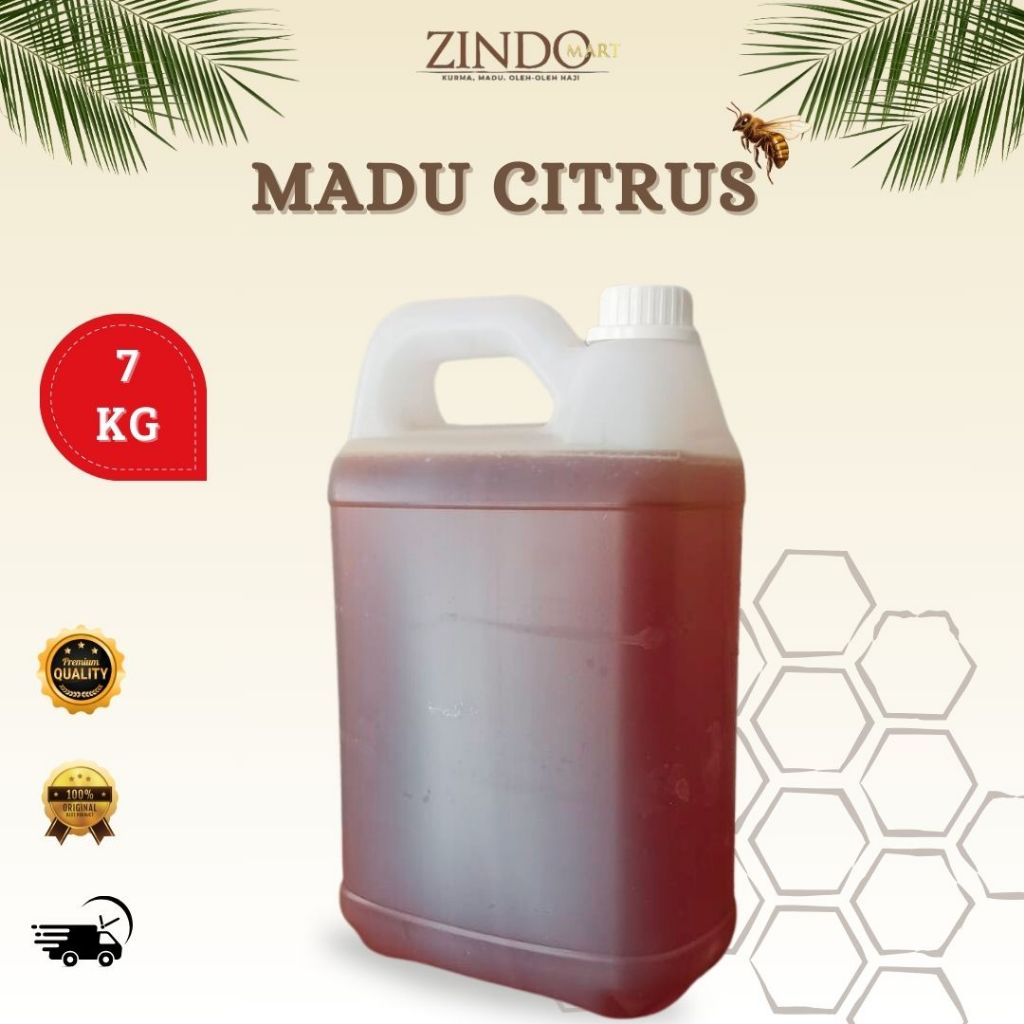 

MADU CITRUS 7KG ASLI MURNI / PURE RAW HONEY / MADU ORIGINAL