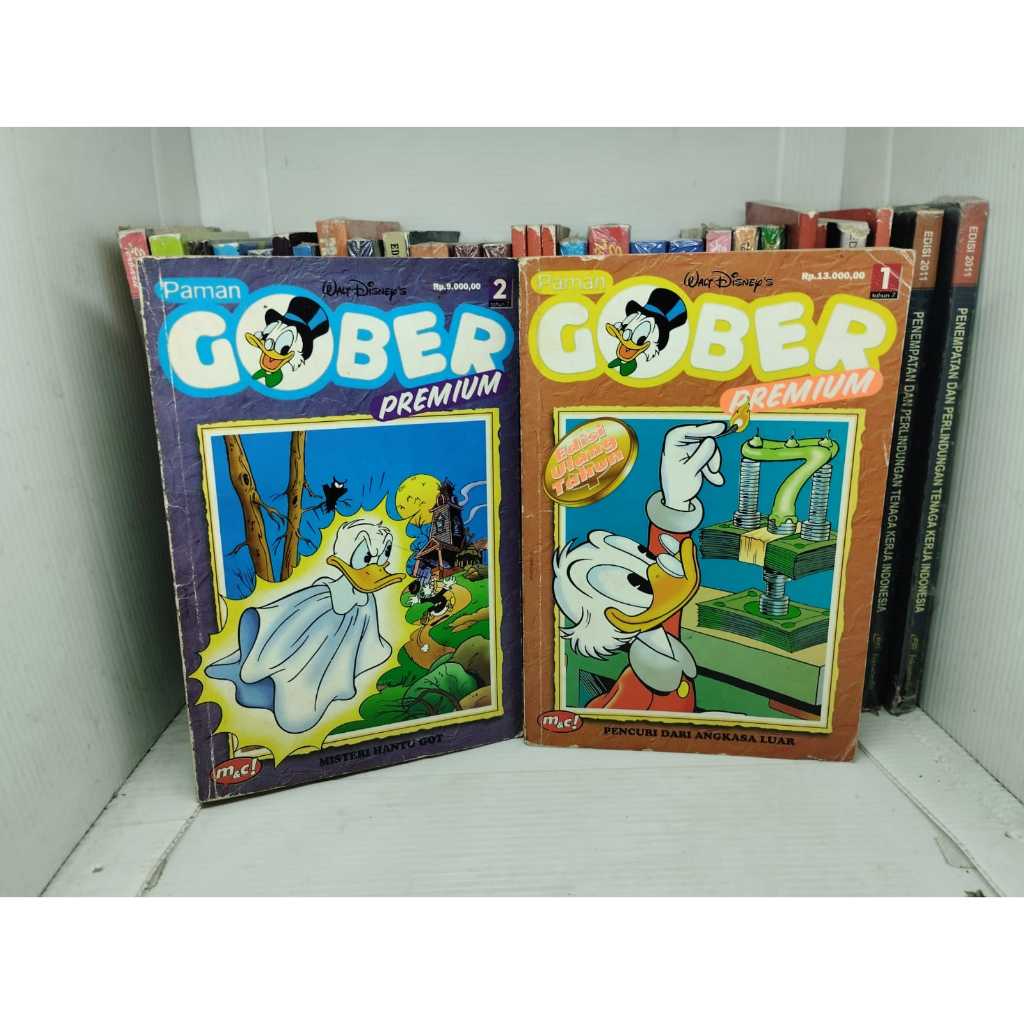 KOMIK PAMAN GOBER PREMIUM VOLUME  1 DAN 2 : (1). PENCURI DARI ANGKASA LUAR, (2). MISTERI HANTU GOT