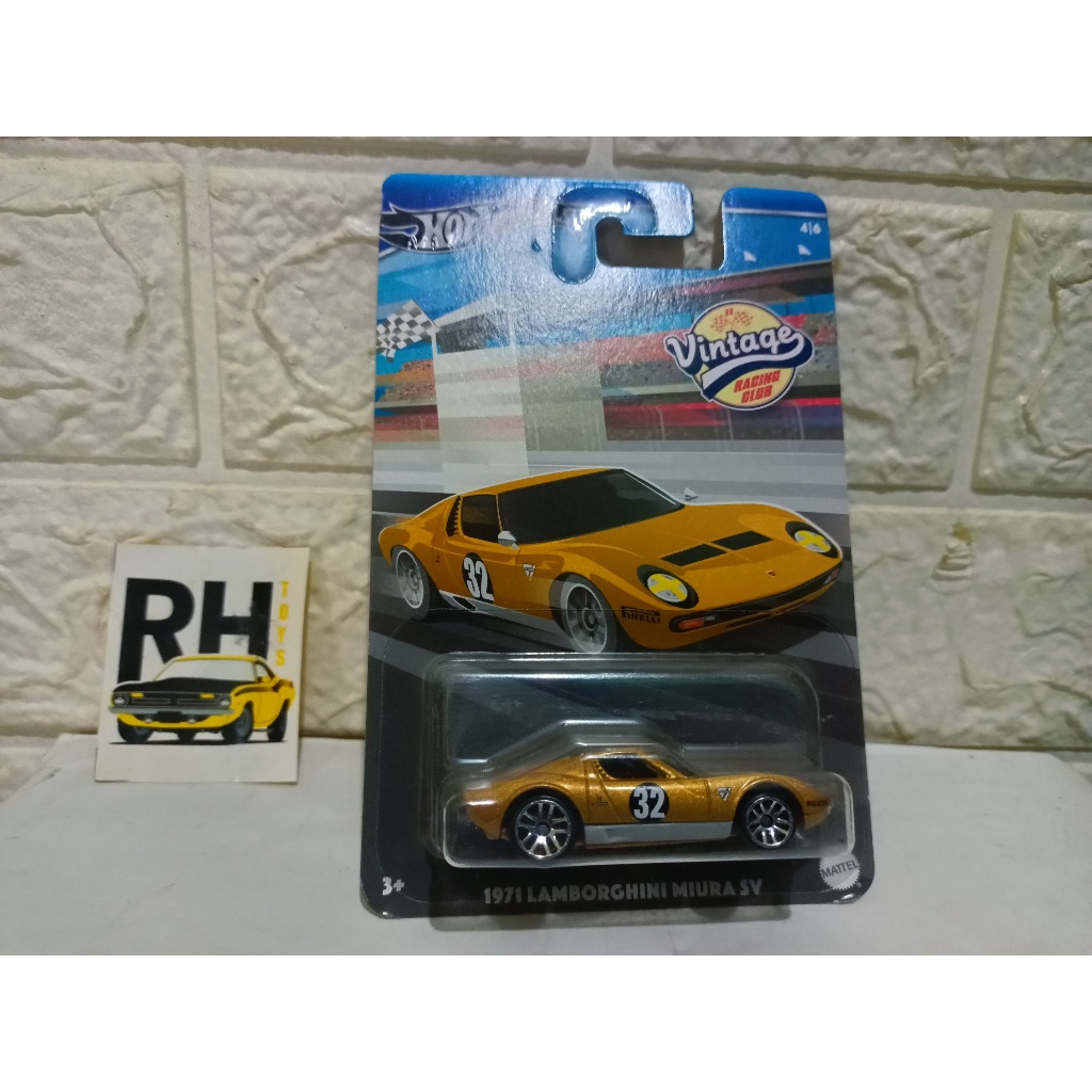 Hot Wheels 1971 Lamborghini Miura SV Vintage Series