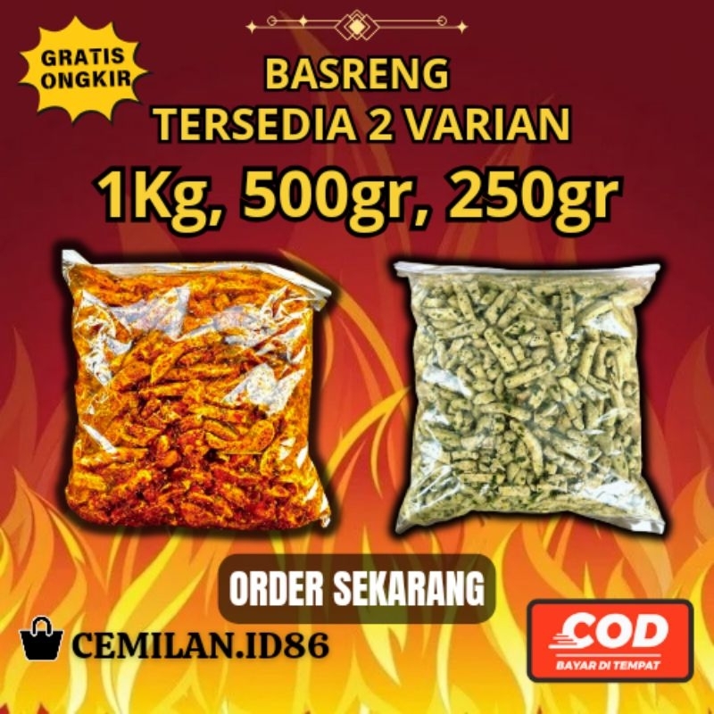 

Basreng Viral | Basreng Pedas Daun Jeruk 500gram |Basreng Original Daun Jeruk Murah