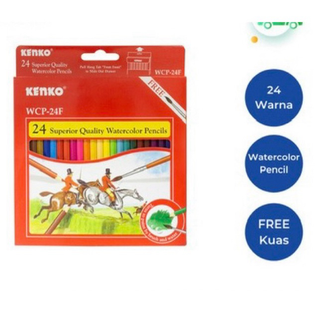 

PENSIL WARNA 24 WARNA WCP-24F KENKO