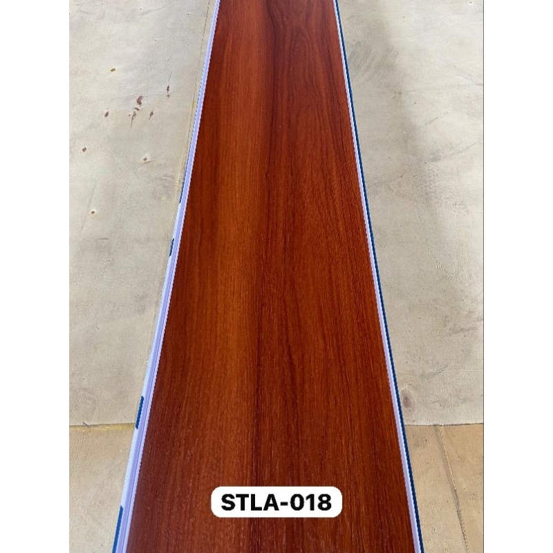 Plafon pvc serat kayu kemerahan doff slta 018
