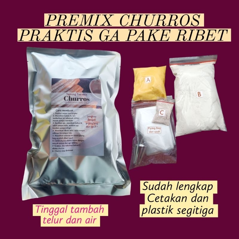 

Paket Tepung Premix Churros by Dapur Momi