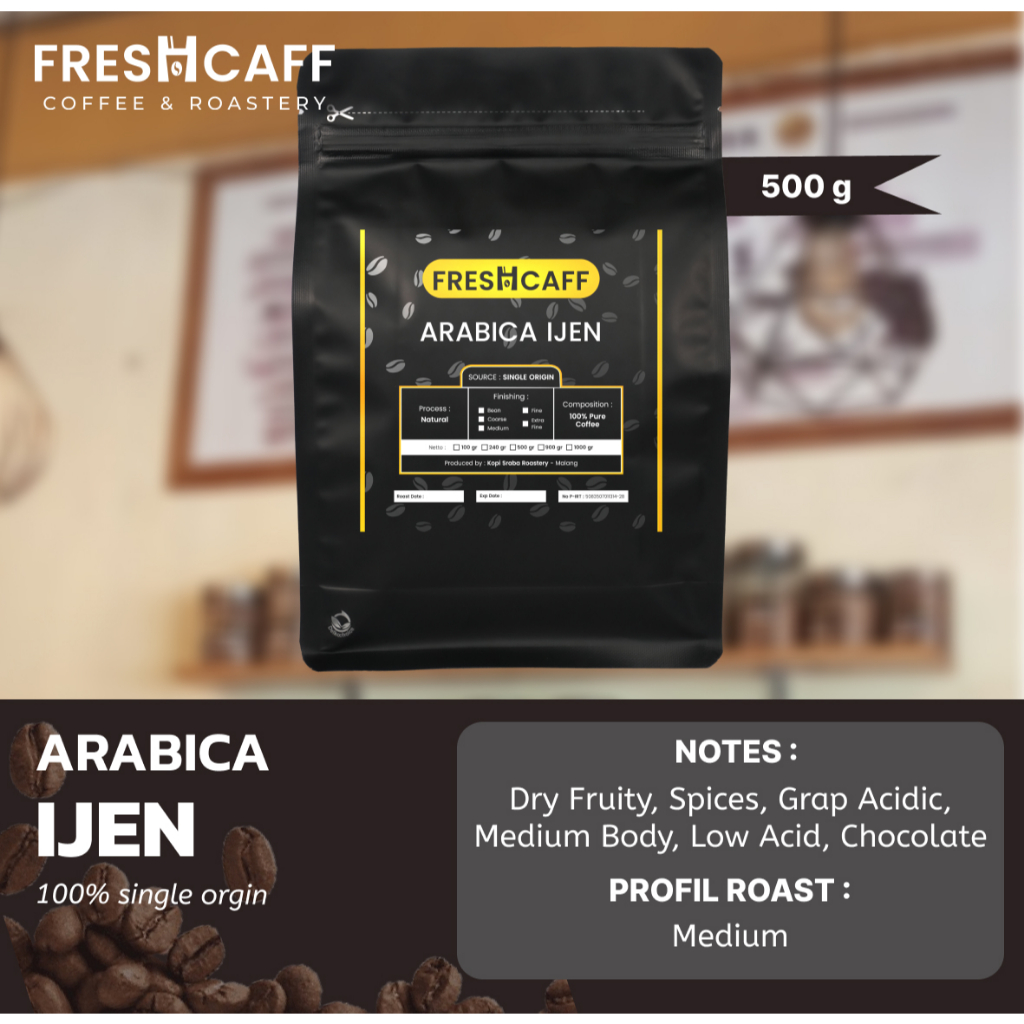 

Kopi Arabica Ijen Kopi Murni 500 gram