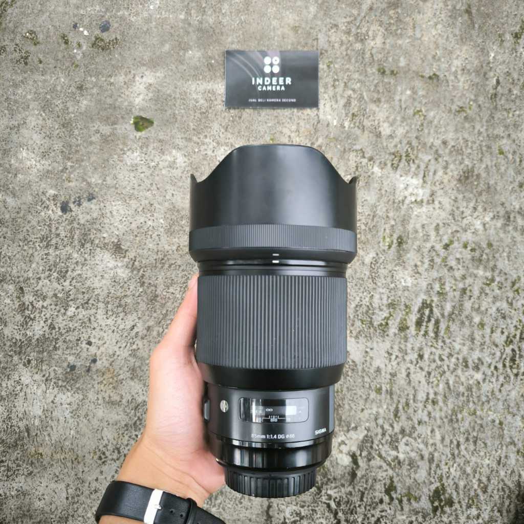 Sigma 85mm F/1.4 DG HSM Art Lens For Canon Full Frame NORMAL ( GARANSI TOKO ) BEST QUALITY 100% ORYG