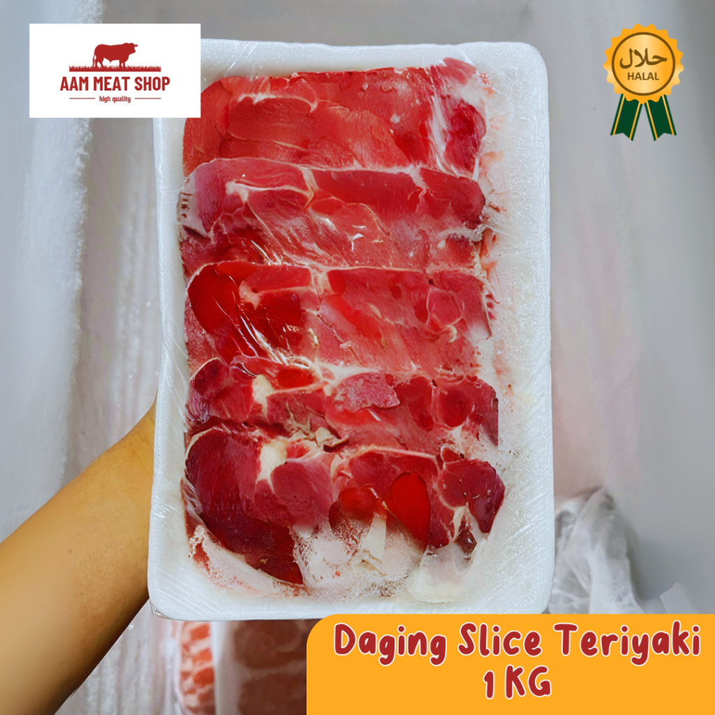 

Daging Slice Teriyaki Shortplate 1 kg Premium Fresh Frozen 100% Halal