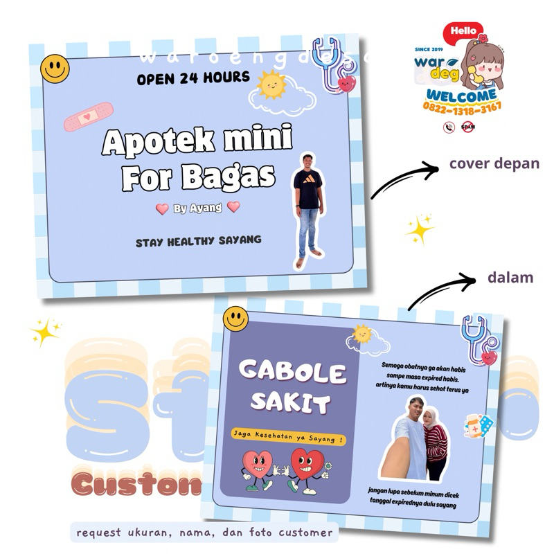 

STIKER APOTEK CUSTOM NAMA DAN FOTO DESAIN.3