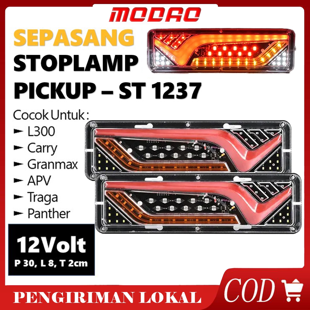 Lampu Stoplamp Universal Untuk Pickup Mobil Box L300 APV Grandmax Carry Luxio Toyota 12 Volt 1 Pasan