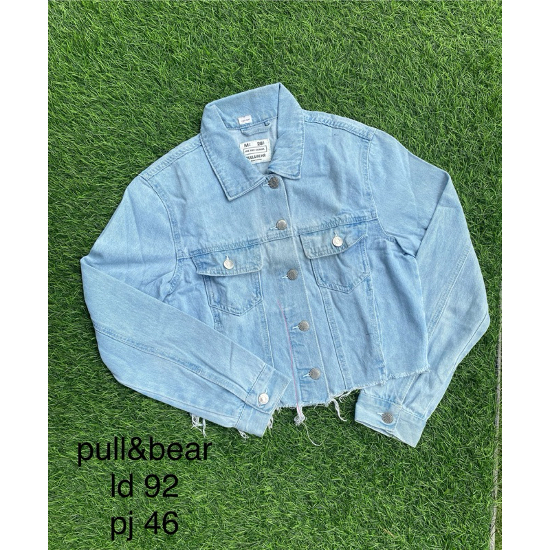 jaket jeans pul* & bear